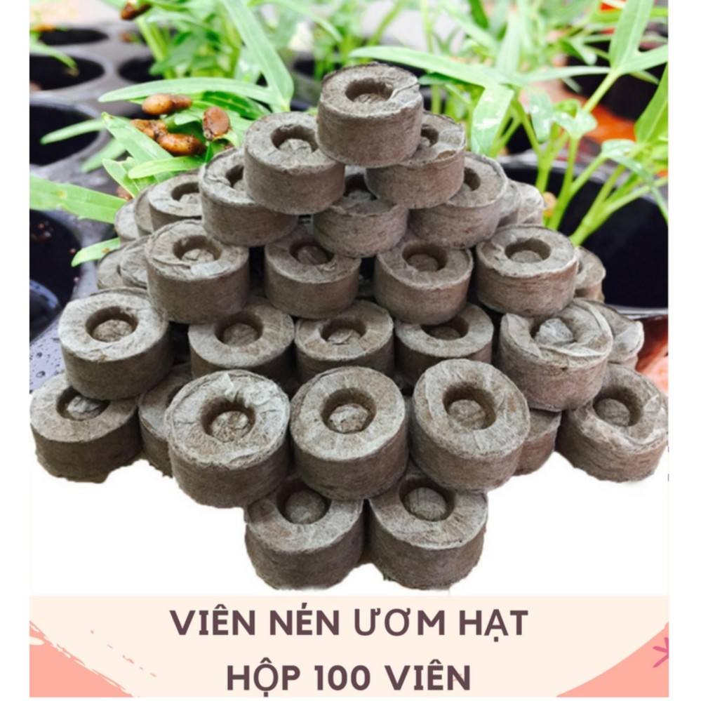 Combo 200 viên nén ươm hạt (viên nén xơ dừa)