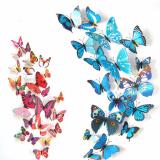 COMBO 12 Bướm 3D Trang Trí Dán Tường Nhiều Màu DT86