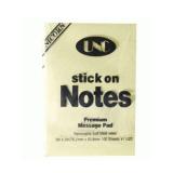 [HCM]BỘ 12 XẤP GIẤY NOTE VÀNG 3X2 UNC (4.9CM x 7.6CM)