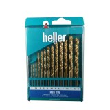 Bộ 13 Mũi khoan sắt Heller phủ Titan (chuẩn DIN338)
