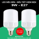 [HCM]Bộ 2 Bóng đèn Led trụ công suất 9W Trắng