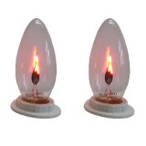 Bộ 2 bóng đèn lửa trang trí 3W - E12