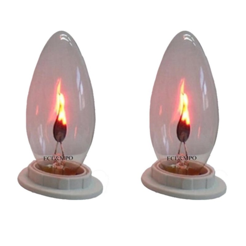 Bộ 2 bóng đèn lửa trang trí 3W - E12