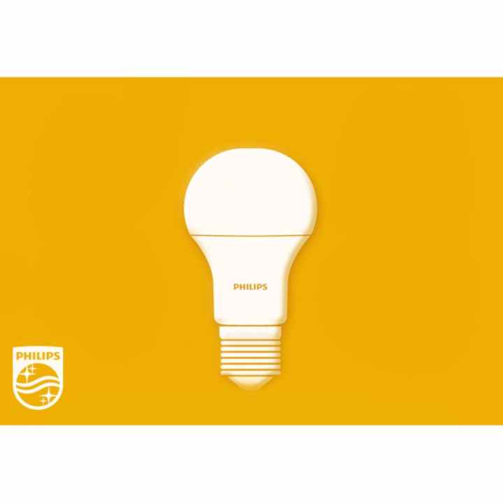 (Bộ 2) Bóng đèn Philips Ecobright LEDBulb 8W 6500K đuôi E27 A60 - Ánh sáng trắng