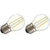 Bộ 2 bóng đèn tròn trang trí edison vintage g45 e27 2w