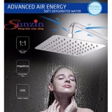 Bộ 2 chiếc bát sen cây phun mưa Sunzin vuông,  rộng 25cm, chất liệu inox 304