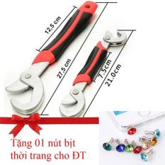 Bộ 2 Cờ lê Thông minh - Dụng cụ, siết, mở Bulong, Ốc đa năng (Tặng nút bịt chống bụi Thời trang cho ĐT) (Xanh dương - DORAEMON)