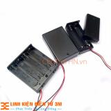 Bộ 2 Đế Pin AA Có Nắp ( Đấu Nối Tiếp ) 2 Pin