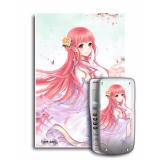 Bộ 2 decal trang trí máy tính cầm tay Anime 005