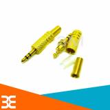 Bộ 2 Jack Audio 3.5mm Đực Mạ Vàng Gold