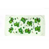 Bộ 2 Khăn tắm 100% cotton cao cấp BHOME 70x140cm - Gấu baby (Xanh lá)