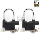 Bộ 2 khóa chống trộm thông minh Kinbar còng dài (đen)