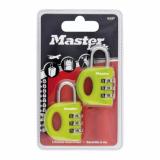 Bộ 2 khóa móc master lock 2x30mm 633 eurt