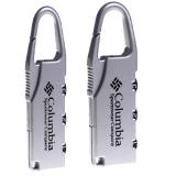 Bộ 2 khoá số mini Columbia (Đen và Ghi)