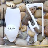 Bộ 2 móc gài cánh tủ treo túi nilon KM-1137 (Xanh)