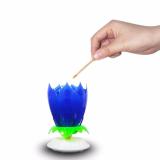 [HOÀN TIỀN MAX 6%][HCM]Bộ 2 nến nở hoa và phát nhạc V.2 (Xanh dương)
