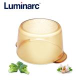 Bộ 2 nồi thủy tinh Luminarc Amberline Granite 1.5L/3L (Đáy mới chống trượt)