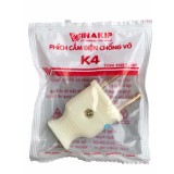 Bộ 2 phích cắm điện Vinakip (6A/250V - K4)