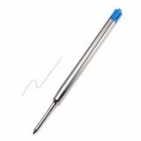 Bộ 2 Ruột bút bi kiểu xoay - mực màu xanh- ruột ngắn