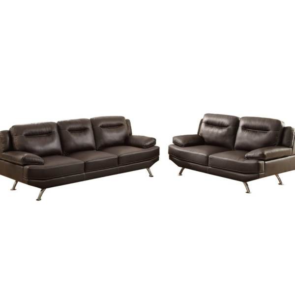 Bộ 2 sofa băng Klosso KCB002-SN (Nâu)