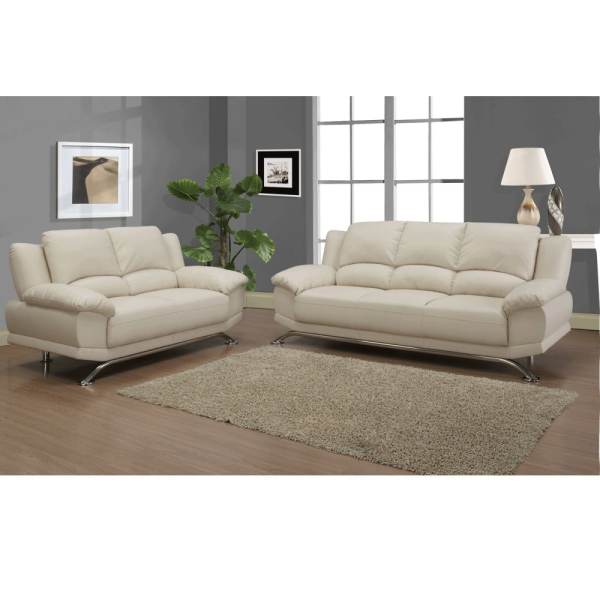 Bộ 2 sofa băng Klosso KCB004-ST (Trắng)