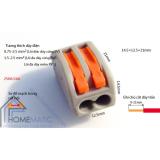 Bộ 20 chiếc cút nối dây điện KV774 - 2 cổng