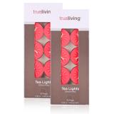 Bộ 20 nến tealight bông mai Trueliving FtraMart (Đỏ)