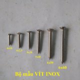 Bộ 200 con vít gỗ inox 5x30