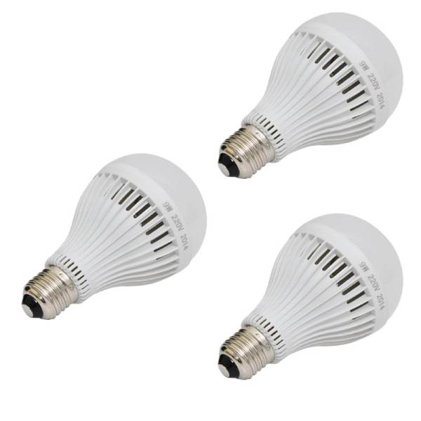 Bộ 3 bóng đèn LED Tường An E27 9W (Trắng)