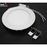 Bộ 3 đèn LED âm trần SUNTEK 9W  (Ánh sáng vàng) (Vàng)