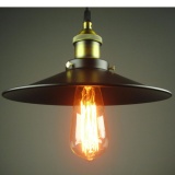 Bộ 3 Đèn thả trang trí đui đồng đĩa bay 300mm TH-017-GH (Đen) - ENERGY GREEN LIGHTING