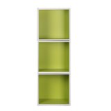 Bộ 3 Kệ hộc trang trí Modulo Home Kubo 1023-G (Xanh Lá)