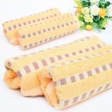 Bộ 3 khăn tắm cotton lông mềm hút nước (cam nhạt)