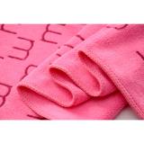 Bộ 3 khăn tắm, khăn mặt, khăn lau tóc cao cấp (hồng thỏ) - (BQ246-HONGTHO)