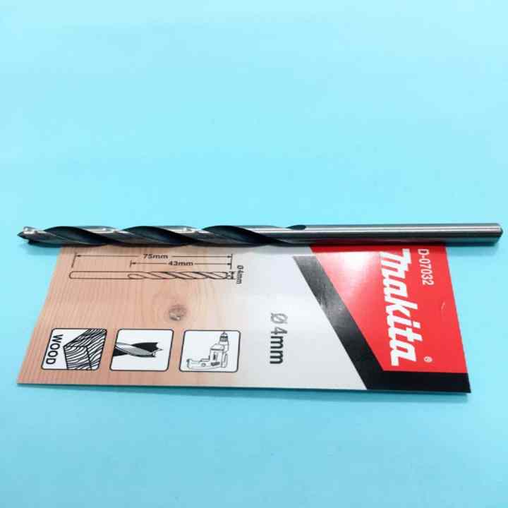 Bộ 3 mũi khoan gỗ 4mm Makita D-07032