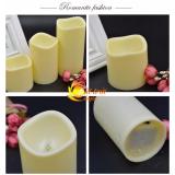 Bộ 3 nến điện tử loại to MTST (Đường kính 7.5cm, Cao 15cm+11.5cm+7.5cm)