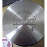 Bộ 3 nồi Inox 16 - 20 - 24cm Hasuka nắp kính dùng bếp từ