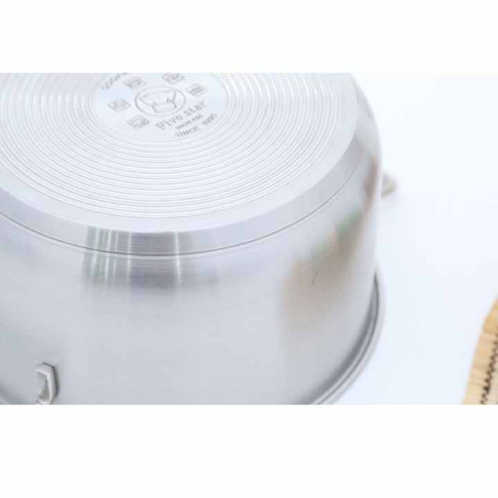 Bộ 3 nồi inox 3 đáy nắp kính Fivestar FS06CG