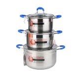 Bộ 3 nồi Inox cao cấp đáy từ Elmich Smartcook 2355961