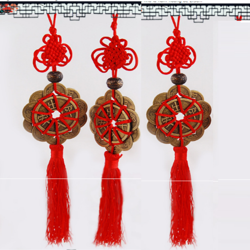 Bộ 3 Tiền Xu Mai Hoa 10 Cánh Rời -Mai Hoa Thập Toàn 206230-3