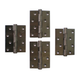Bộ 4 bản lề lá inox Orion 102x76x3 (bạc)