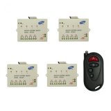 Bộ 4 công tắc điều khiển từ xa 4 thiết bị TPE RC5G4 + Remote RF 4 nút R1.2