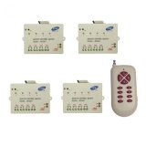 Bộ 4 công tắc điều khiển từ xa 4 thiết bị TPE RC5G4 + Remote RF tầm xa R2.4