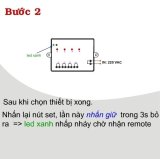 Bộ 4 công tắc điều khiển từ xa 4 thiết bị TPE RC5G4 + Remote RF tầm xa R2.4