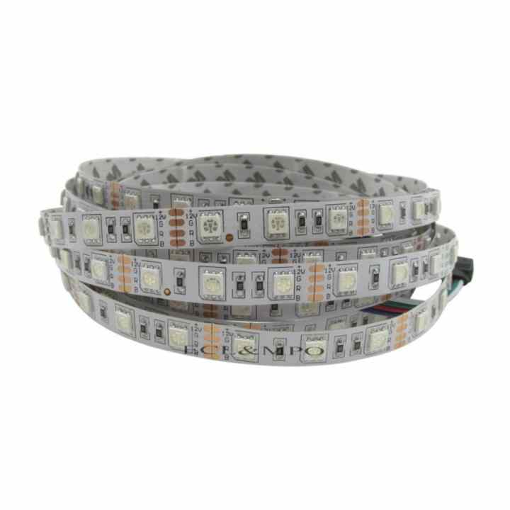 Bộ 4 Cuộn Led dây dán 5m 5050 có keo đơn màu Trắng