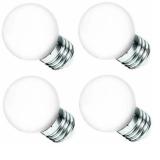 Bộ 4 Đèn LED Bulb 1W trang trí E27 Daylight