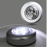 Bộ 4 đèn LED dán tường 4 bóng sử dụng pin AAA (Trắng)