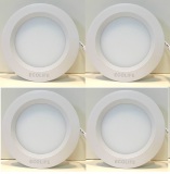 Bộ 4 đèn LED Downlight ECO TB-7W/Trắng