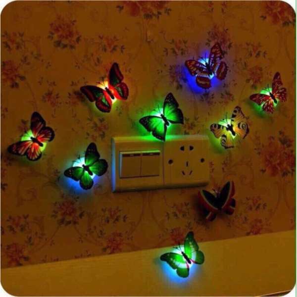 Bộ 4 đèn ngủ hình bướm