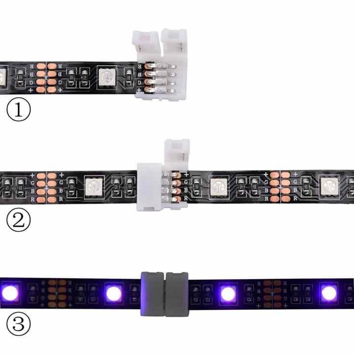 Bộ 4 hộp nối led dây 5m 5050RGB